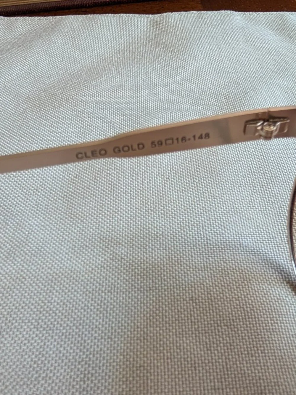 Rachel Zoe RZ Cleo Gold Frame Aviator Sunglasses